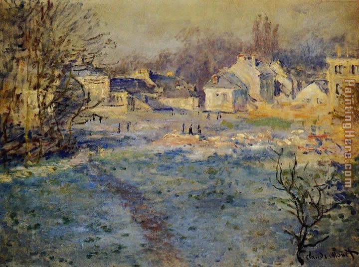 White Frost painting - Claude Monet White Frost art painting